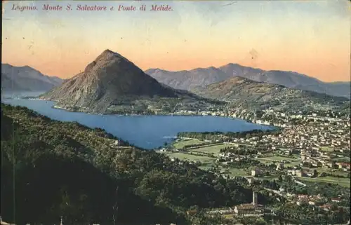 Lugano TI Lugano Monte S Salvatore x / Lugano /Bz. Lugano City