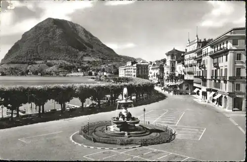 Lugano TI Lugano Fontana Bossi Monte S Salvatore x / Lugano /Bz. Lugano City