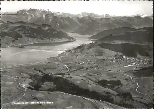 Einsiedeln SZ Einsiedeln Fliegeraufnahme Sihlsee * / Einsiedeln /Bz. Einsiedeln