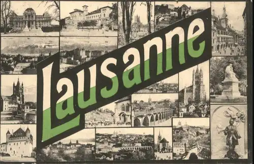 Lausanne VD Lausanne  x / Lausanne /Bz. Lausanne City