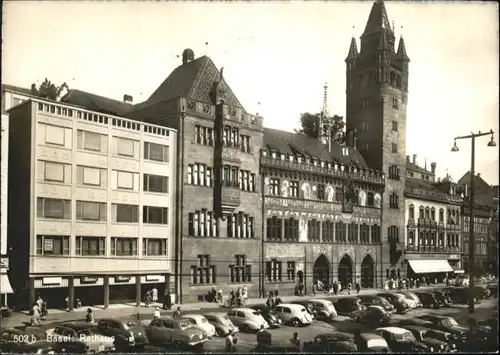 Basel BS Basel Rathaus Hotel de Ville Brunnen x / Basel /Bz. Basel Stadt City