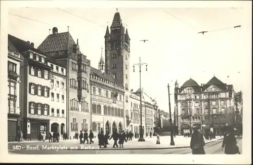 Basel BS Basel Marktplatz Rathaus  * / Basel /Bz. Basel Stadt City