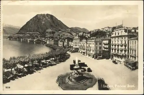 Lugano TI Lugano Fontana Bossi x / Lugano /Bz. Lugano City