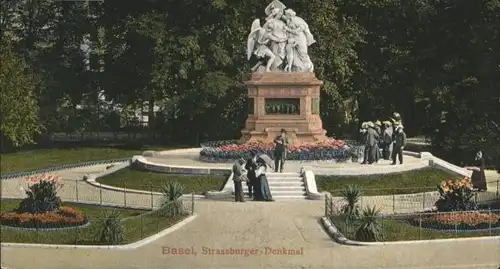 Basel BS Basel Strassburger Denkmal  x / Basel /Bz. Basel Stadt City