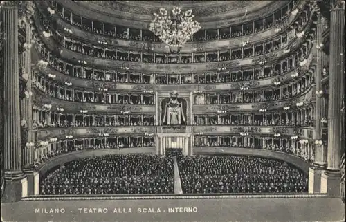 Milano Milano Teatro Alla Scala Interno x / Italien /