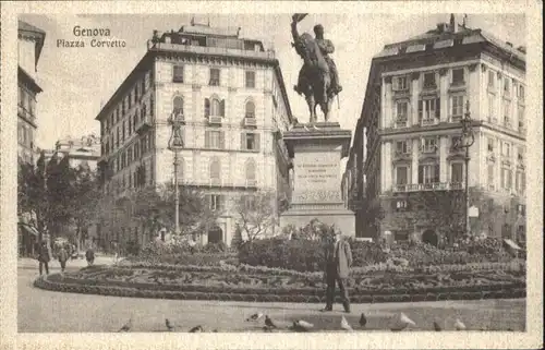 Genova Genua Liguria Genova Piazza Corvetto * / Genova /