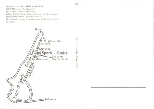 Malcesine Malcesine Echt Tiroler Jausenstation * / Italien /Italien