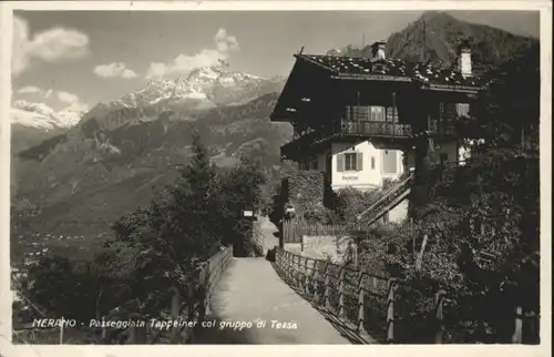 Merano Suedtirol Merano Passeggiata Tappeiner Gruppo Tessa x / Merano /Bozen