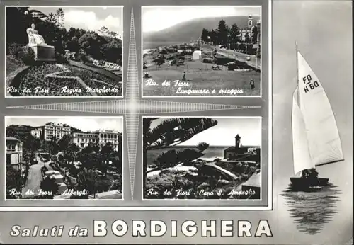 Bordighera Bordighera Regina Margherita Lungamare Spiaggio Capo San Ampeglio x / Bordighera /