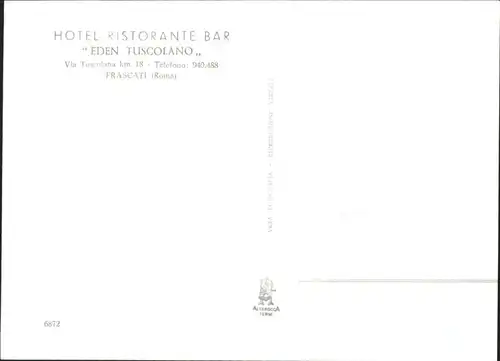 Frascati Frascati Hotel Ristorante Bar Eden Tuscolano * / Italien /