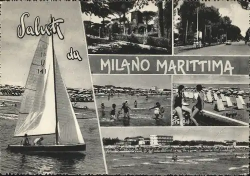 Milano Milano Marittima Schiff x / Italien /