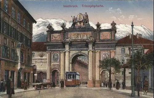 Innsbruck Innsbruck Strassenbahn Triumphpforte * / Innsbruck /Innsbruck