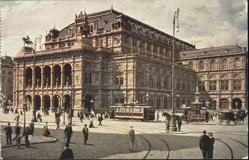 Wien Wien Staatsoper Strassenbahn  * / Wien /Wien