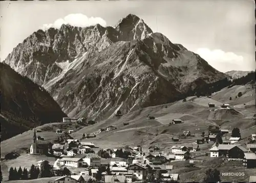 Hirschegg Kleinwalsertal Vorarlberg Hirschegg Kleinwalsertal Widderstein * / Mittelberg /Bregenz