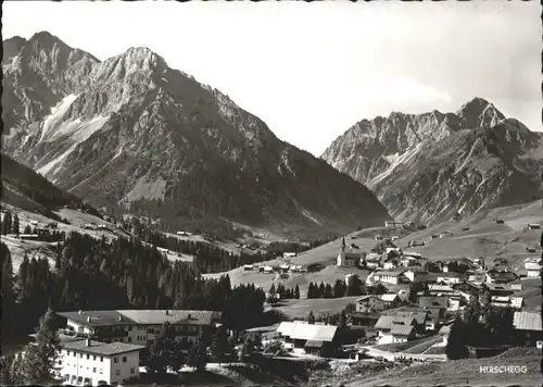 Hirschegg Kleinwalsertal Vorarlberg Hirschegg Kleinwalsertal Elferkopf Zwoelferkopf Widderstein * / Mittelberg /Bregenz