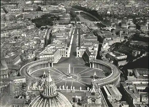 Rom Roma Roma Piazza Basilica S Pietro Fliegeraufnahme  * /  /Rom