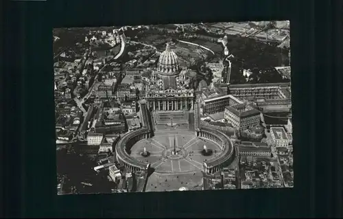 Rom Roma Roma Fliegeraufnahme Piazza S Pietro Basilica * /  /Rom