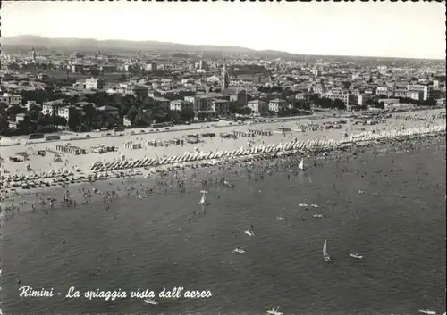 Rimini Rimini Spiaggia vista dall Aereo Fliegeraufnahme  x / Rimini /