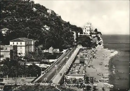 Finale Ligure Finale Ligure Spiaggia Castelletto x / Italien /Italien