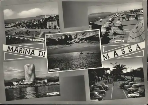 Massa Massa Marina Spiaggia Colonia Fiat Passeggiata x / Massa /