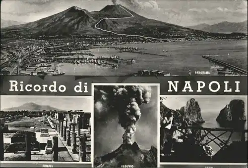 Napoli Neapel Napoli Ricordo Pompei Vesuvio x / Napoli /