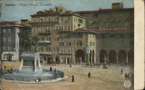 Livorno Livorno Piazza Vittorio Emanuele Statur x / Livorno /