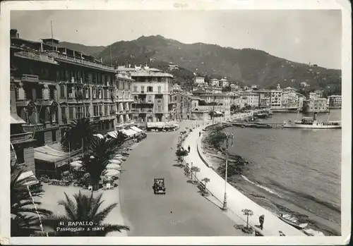 Rapallo Rapallo Passeggiata mare x / Italien /Italien