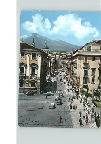 Catania Catania Via Etnea Etna Etnea Strasse Etna Berg Monte x / Catania /