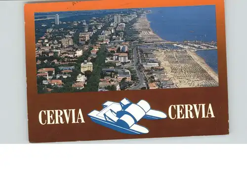 Cervia Cervia Riviera Adriatica Fliegeraufnahme x / Italien /