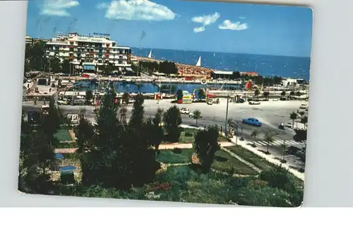 Riccione Riccione Darsena Hotel Savioli Spiaggia Dock Gasthaus Tankstelle x / Italien /