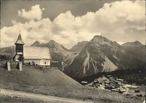 Arosa GR Arosa Berg Kirche  x / Arosa /Bz. Plessur