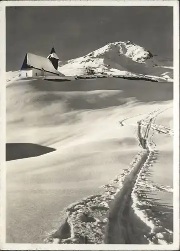 Arosa GR Arosa Berg Kirche Weisshorn x / Arosa /Bz. Plessur