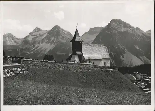 Arosa GR Arosa Berg Kirche  x / Arosa /Bz. Plessur