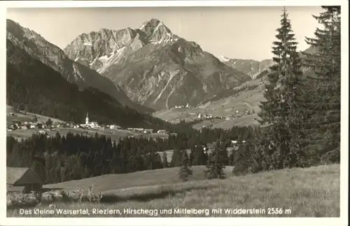 Riezlern Kleinwalsertal Vorarlberg Riezlern Kleinwalsertal Hirschegg Mittelberg * / Mittelberg /Bregenz