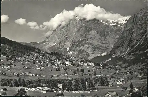 hw00081 Grindelwald Camping BodenwaldWetterhorn Kategorie. Grindelwald Alte Ansichtskarten