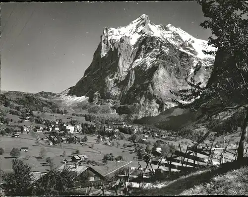hw00209 Grindelwald Wetterhorn Kategorie. Grindelwald Alte Ansichtskarten