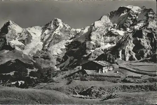 Eiger Grindelwald Moench Jungfrau Alphuette Kat. Eiger