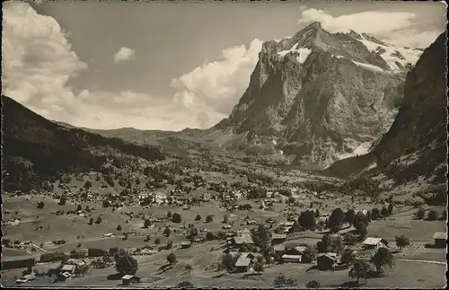 hw00357 Grindelwald Wetterhorn Kategorie. Grindelwald Alte Ansichtskarten