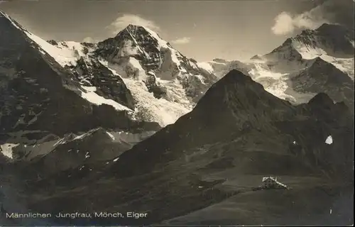 Maennlichen Jungfrau Eiger Moench Kat. Maennlichen