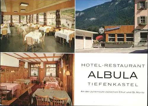 Tiefencastel Hotel Restaurant Albula Kat. Tiefencastel