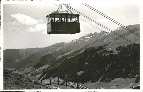 hw00828 Davos GR Luftseilbahn Davos-Ischalp Kategorie. Davos Alte Ansichtskarten