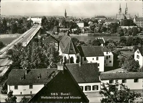 Basel Wettsteinbruecke
Muenster Kat. Basel