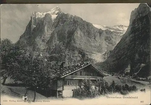 hw01031 Grindelwald Bernerhaus Kategorie. Grindelwald Alte Ansichtskarten