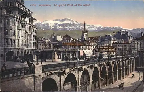 Lausanne VD Grand Pont
Alpes / Lausanne /Bz. Lausanne City