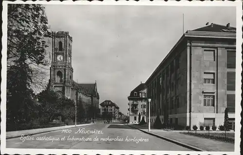 Neuchatel NE Eglise catholique / Neuchatel /Bz. Neuchâtel