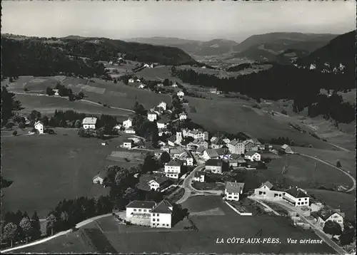 hw01277 La Cote-aux-Fees Vue aerienne Kategorie. La Cote-aux-Fees Alte Ansichtskarten