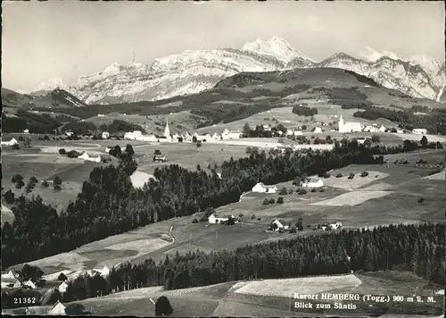 Hemberg SG Saentisblick / Hemberg /Bz. Toggenburg