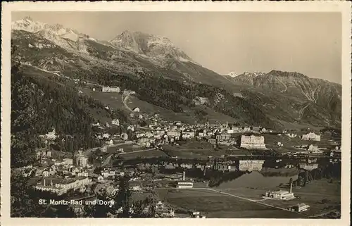 St Moritz Gesamtansicht Kat. St Moritz