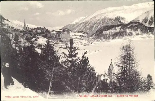 St Moritz Gesamtansicht Kat. St Moritz