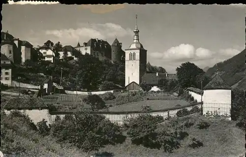 Gruyeres FR Kirche Kat. Gruyeres